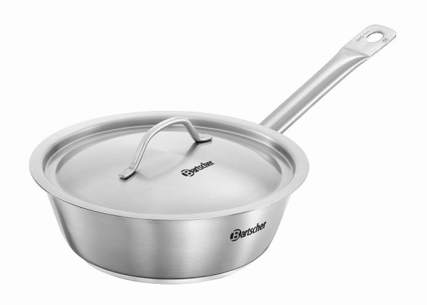 Bartscher Bratpfanne E200-D1, Material: Edelstahl, 100456, 4015613773216