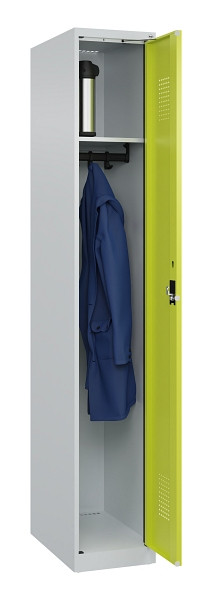 C+P Spind Evolo PLUS, 1 Abteil, 1850x300x500mm, 7035/0024, Verschluss Zylinderschloss, Ablageböden 1, 049000-10 S10042