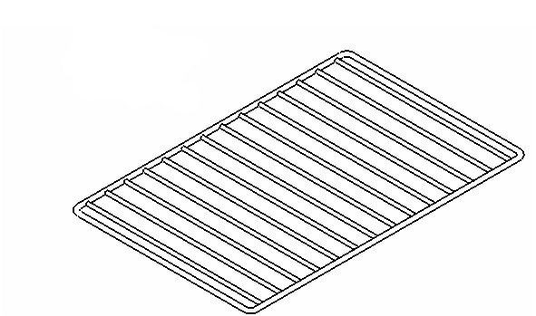 NordCap Bodenrost für Serie FKU und UKU, weiß rilsaniert, B x T in mm: 420 x 275, 4057112053