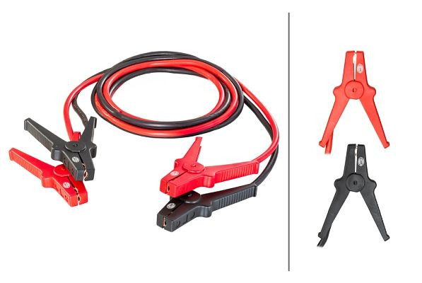 HELLA Starthilfekabel, 12/24V, 350A, Kabel: 3.5m, ohne Überspannungsschutz, 8KS 236 688-001
