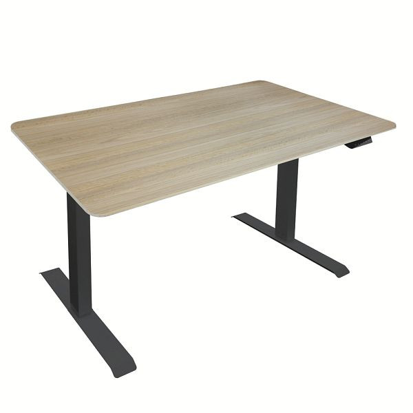 HOME DELUXE Tischplatte für höhenverstellbaren Schreibtisch AGORA – 160 x 80 cm Eiche, 51013