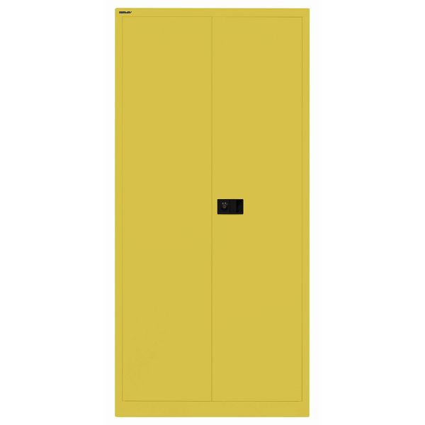 Bisley Flügeltürenschrank UNIVERSAL, 4 Fachböden für 5 Ordnerhöhen, Breite 914 mm, Tiefe 400, 677 tickleweed, Belastbarkeit: 80kg je Fachboden, E782A04G677