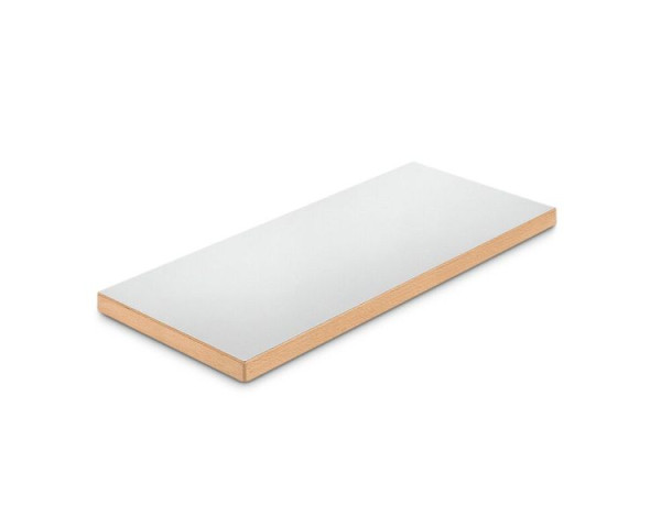 bott cubio Hartlaminat-Arbeitsplatte, Massivholzkern, BxTxH: 1500x750x40mm, Lichtgrau, 41201033.02V