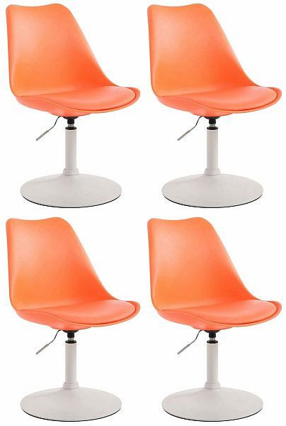 CLP Esszimmerstuhl Maverick W Kunststoff, orange, VE: 4 Stück, 320154