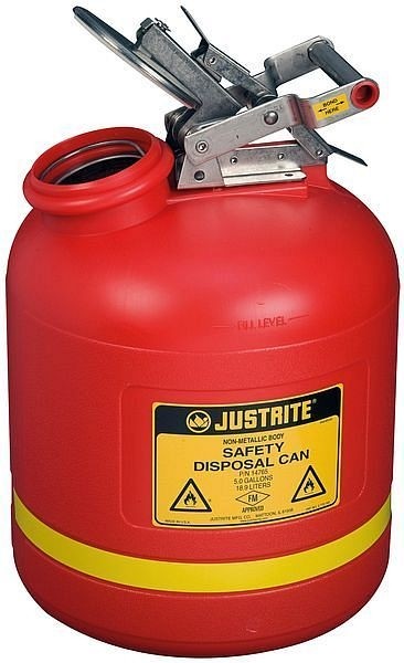 asecos Sammelbehälter PE Rot Volumen 19 L, 33529