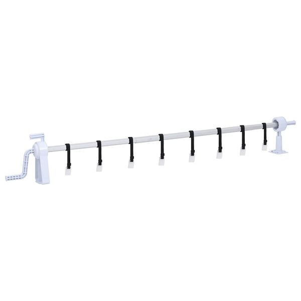 vidaXL Aufrollvorrichtung für Poolplane Kunstoffbasis, 93179