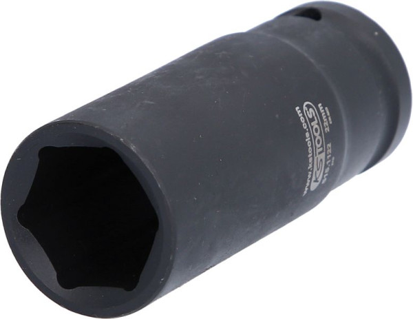 KS Tools 1/2" Sechskant-Kraft-Stecknuss, lang, 22mm, 515.1122
