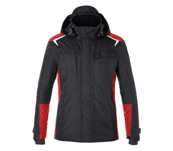 Kübler BODYFORCE Hardshelljacke PSA 2, Farbe: schwarz/mittelrot, Größe: XL, 1326 8231-9955-XL