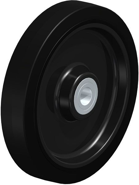 Blickle POEV 300/30K Rad aus Elastik-Vollgummi, Schwarz, 257279