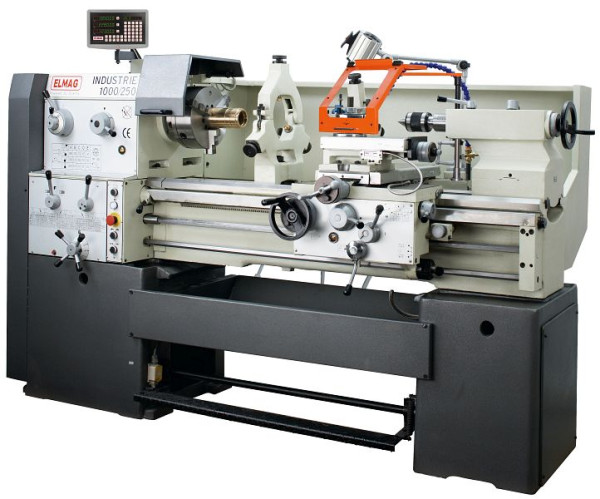 ELMAG Universal-Drehmaschine, Industrie 1500/250, inklusive 3-Achs-Positionsanzeige 'SINO', 88156