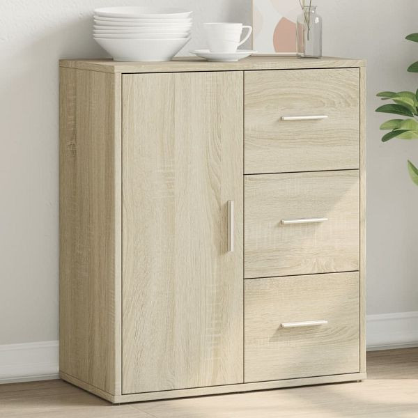 vidaXL Sideboard Sonoma-Eiche 60x31x70 cm Holzwerkstoff, 840473