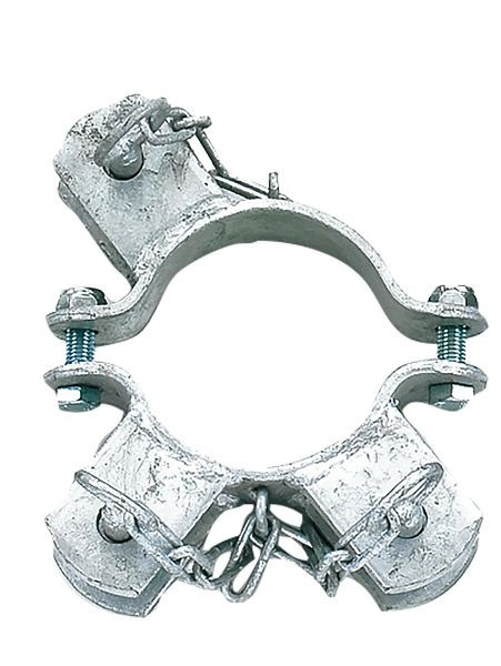 Growi Montageschelle für Pfosten Ø 102 mm, Halter dreifach, 19900960