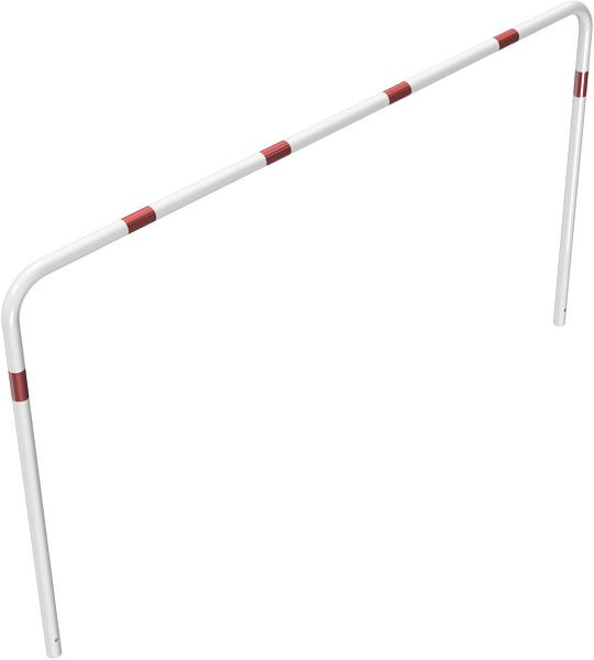 Schake Rohrbügel aus Stahlrohr Ø 48 x 2,5 mm ohne Querholm zum Einbetonieren, Gesamtbreite 2500 mm, Gesamthöhe 1400 mm, beschichtet, 448_25B
