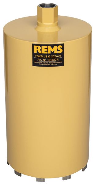 REMS Trocken-Diamant-Kernbohrkrone 181506R Anschlussgewinde 62x320xUNC 1 1 4 Innen Bohrtiefe 320mm REMS Trocken-Diamant-Kernbohrkrone 181506R Anschlussgewinde 62x320xUNC 1 1 4 Innen Bohrtiefe 320mm