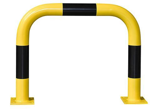 DENIOS Rammschutzbügel R 7.6, zur Außenaufstellung, 750 x 600 mm, 145179