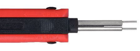 KS Tools Entriegelungswerkzeug für Flachstecker/Flachsteckhülsen 4,8 mm, 6,3 mm (Delphi Ducon), 150.1285