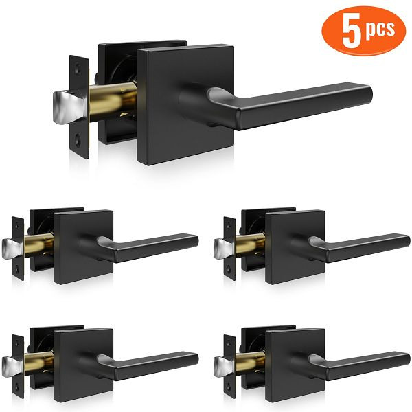 VEVOR Türbeschlag Kompatible Türstärke 35-45mm Türgriff aus Zinklegierung Türklinke OHNE Sperrfunktion, VE: 5 Stück, FXTDMBS5G000F46ZDV0
