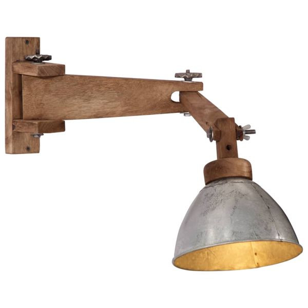 vidaXL Wandleuchte 25 W Vintage Silbern E27, 371909