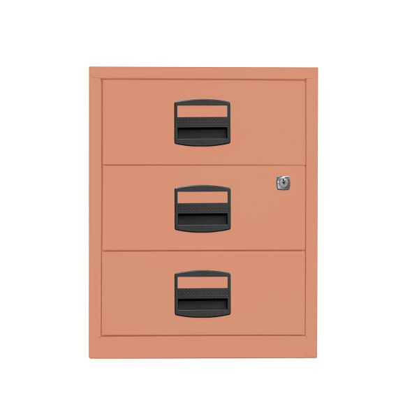 Bisley Home Rollcontainer PFA, 3 Universalschubladen, 658 coral, PFAM3S658