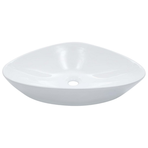 vidaXL Waschbecken 58,5 x 39 x 14 cm Keramik Weiß, 143901