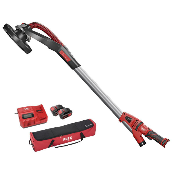 FLEX Akku Wand- und Deckenschleifer Giraffe mit Wechselkopfsystem 18,0 V GE MH 18.0-EC/5.0 Set+MH-X, 504068