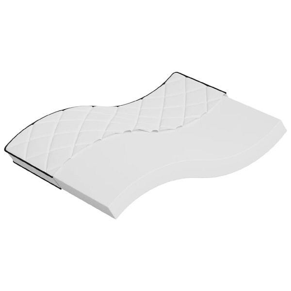 vidaXL Matratze Schaumstoff Mittelweich 140x190 cm, 373035