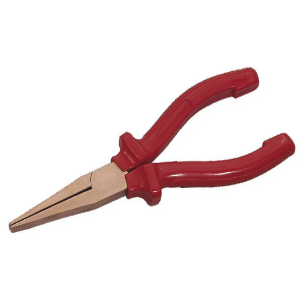 Dönges Flachzange funkenfrei, Griffhüllen mit Handschutz, 120 mm, 190787