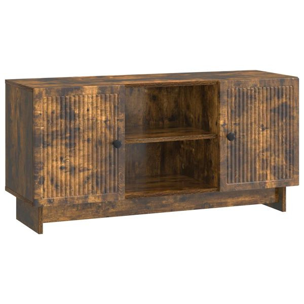 vidaXL TV-Schrank Geräucherte Eiche 102 x 34,5 x 50 cm Holzwerkstoff, 894010