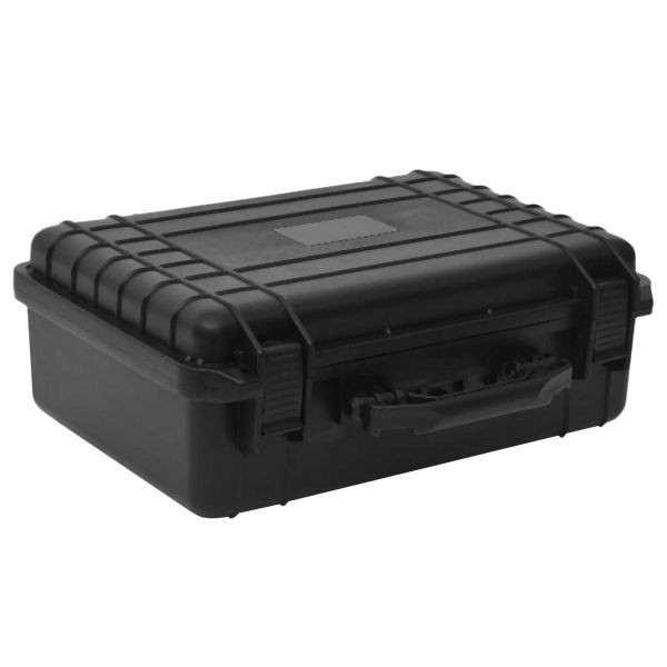 vidaXL Flugkoffer Tragbar Schwarz 47x36x18 cm PP, 51796