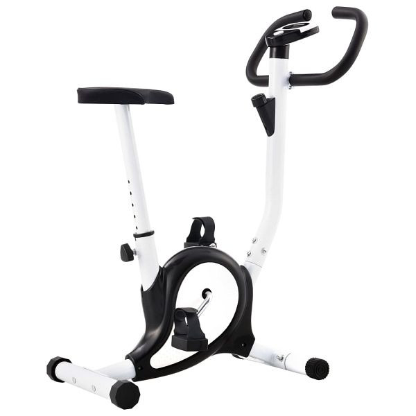vidaXL Heimtrainer mit Riemenantrieb Schwarz, 92009