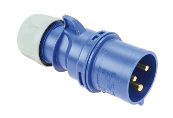 GIFAS Kunststoff CEE-Stecker, 32 A- 3-polig, 253627