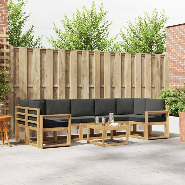 vidaXL Outdoor-Sofagarnitur 6-teilig, 3387391, 8721288778994