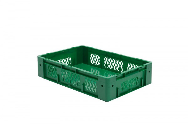 LA-KA-PE VTK 600/145-1, Euro-Schwerlast-Behälter, grün, Wände und Boden geschlossen, VE: 2 Stück, 17214 02 13