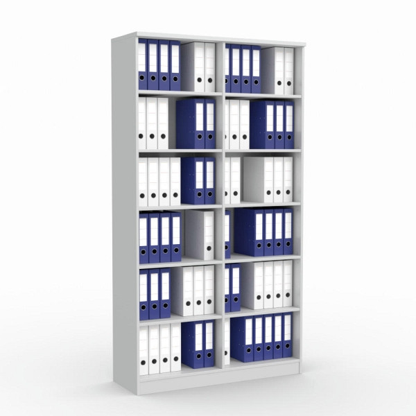 Deskin Regal MULTI M, Dekor lichtgrau, B 1200 x H 2200 x T 420 mm, 272023