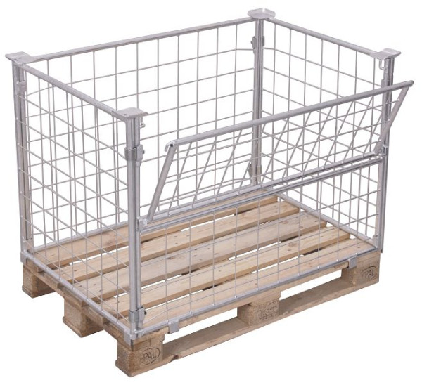 VARIOfit Palettenaufsatz Typ 64, verzinkt, Innenmaße: 1.160 x 960 mm, Nutzhöhe: 800 mm, vpa-100.022