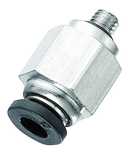 Prevost Micro Einschraubverschraubung gerade mit metrischem Außengewinde - RCD MG, Metrisches AG=M3, für Schlauch mit Außen-Ø=3mm, VE: 10 Stück, RCD MG03M3