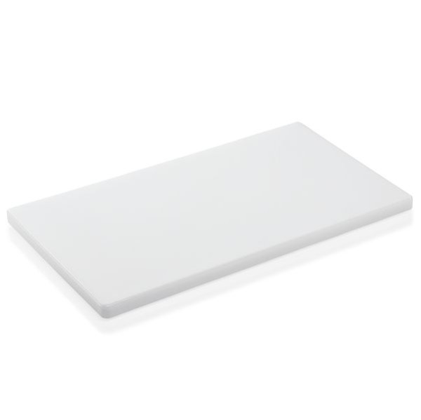 WAS Schneidbrett HACCP, 50 x 30 x 2 cm, weiß, Polyethylen, 1830500