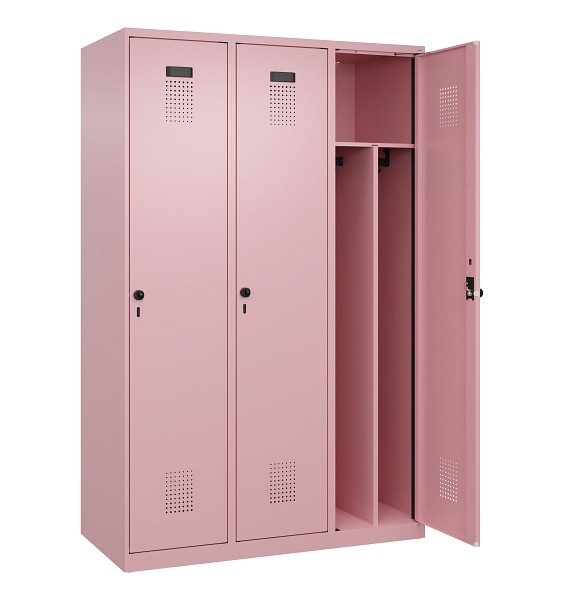 C+P Spind Evolo PLUS, 3 Abteile, 1850x1200x500mm, 3015/3015, Verschluss Drehriegel, 049000-32F S10024