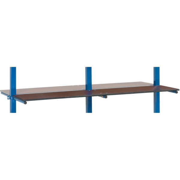 Fetra Etagenboden für Tragarmwagen mit PVC - Zubehör - 1200 x 370 mm - inkl. Befestigungsmaterial, E4624-1ET
