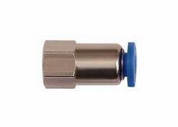 Riegler Gerade Steckverschraubung, Innengewinde mit Außensechskant, mini, 109013