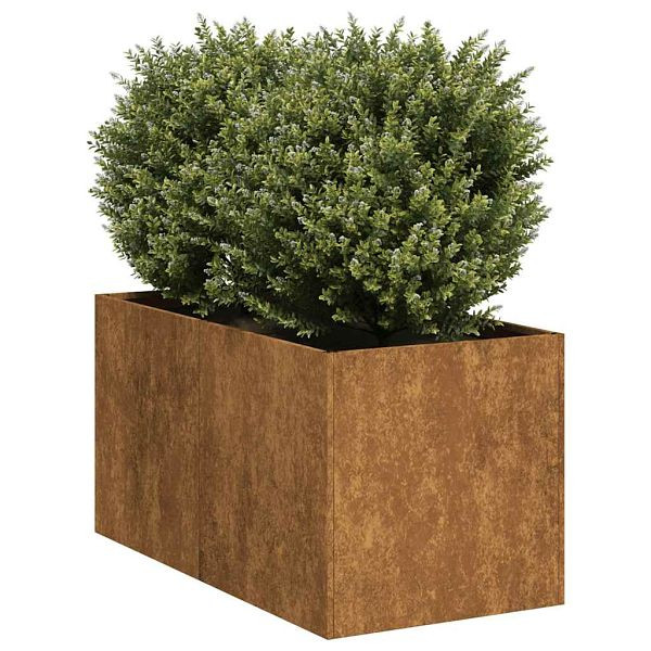 vidaXL Pflanzkübel Rostig 40x80x40 cm Wetterfester Stahl, 860737
