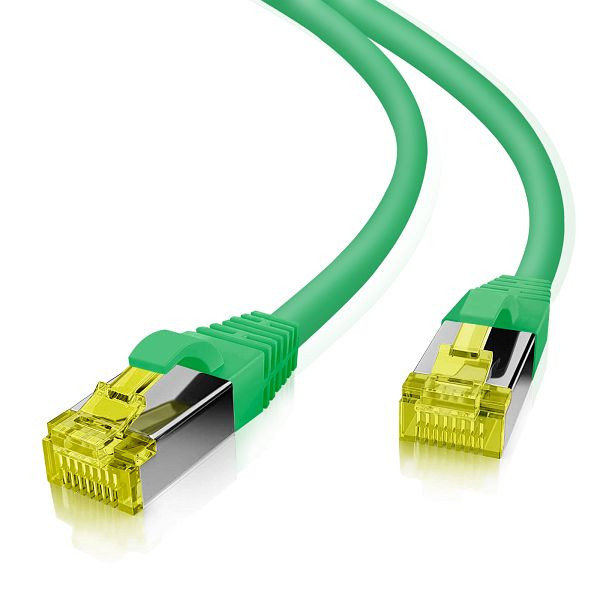 Helos Patchkabel S/FTP Cat 6a grün 20,0m, 118119
