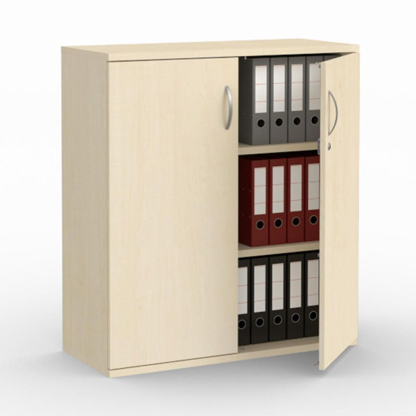 Deskin Flügeltürenschränke MULTI M pro, Ahorndekor, B 1000 x H 1140 x T 420 mm, 270134