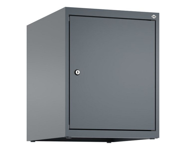 C+P Schrankaufsatz Classic PLUS, Aufsatzschrank, 7016/7016, Zylinderschloss, 500x400x500mm, 1 Abteil, 080090-12 S10027