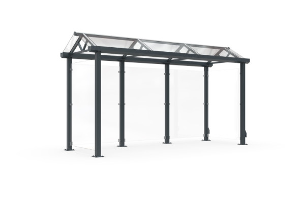 WSM Überdachung Wien W3 als Bausatz, 4500 × 2765 × 2000 mm, 102001932