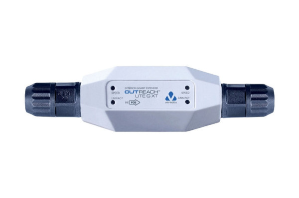 Veracity Gigabit Ethernet Extender, max 800m, IP66, Wandmontage, für den Außeneinsatz geeignet, VOR-ORL-GXT