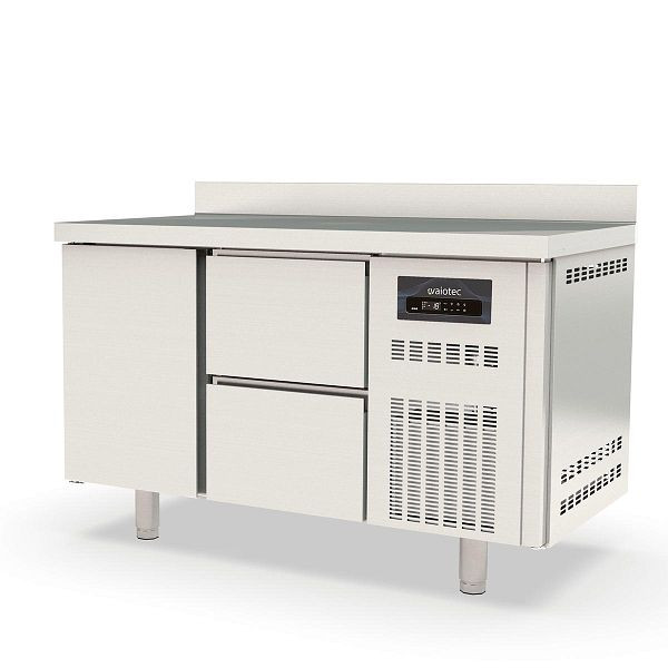 Vaiotec TOPLINE Tiefkühltisch 700 / 2-fach GN1/1 mit 2 Schubladen / 1 Tür und Aufkantung, 10312