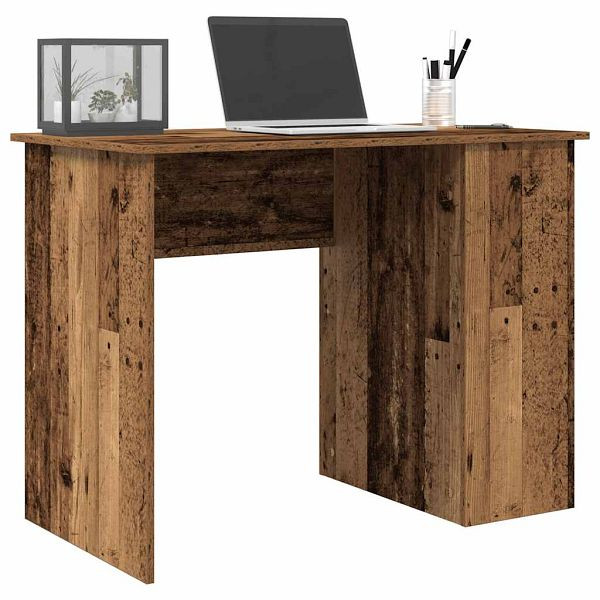 vidaXL Schreibtisch Altholz-Optik 100x55x75 cm Holzwerkstoff, 855856