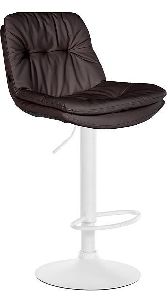 CLP Barhocker Laurel Kunstleder weiß, braun, 323926