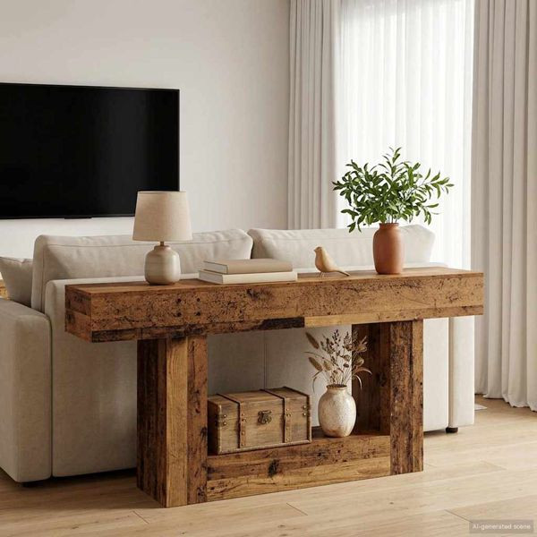 vidaXL Altholz 160 x 30 x 74 cm, 899959, 8721364560017